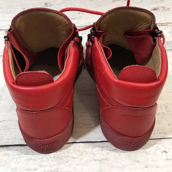 Giuseppe Zanotti men’s leather sneakers, size 42 - Picture 4 of 8